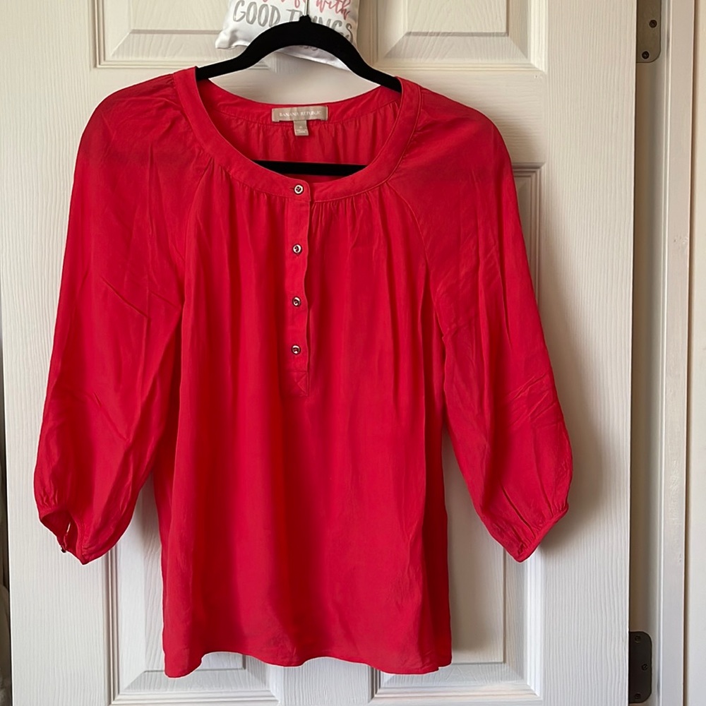 Banana Republic 3/4 sleeve blouse